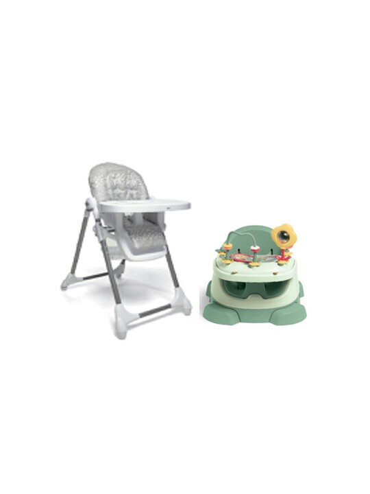 Baby Bug Eucalyptus with Grey Spot Highchair image number 1
